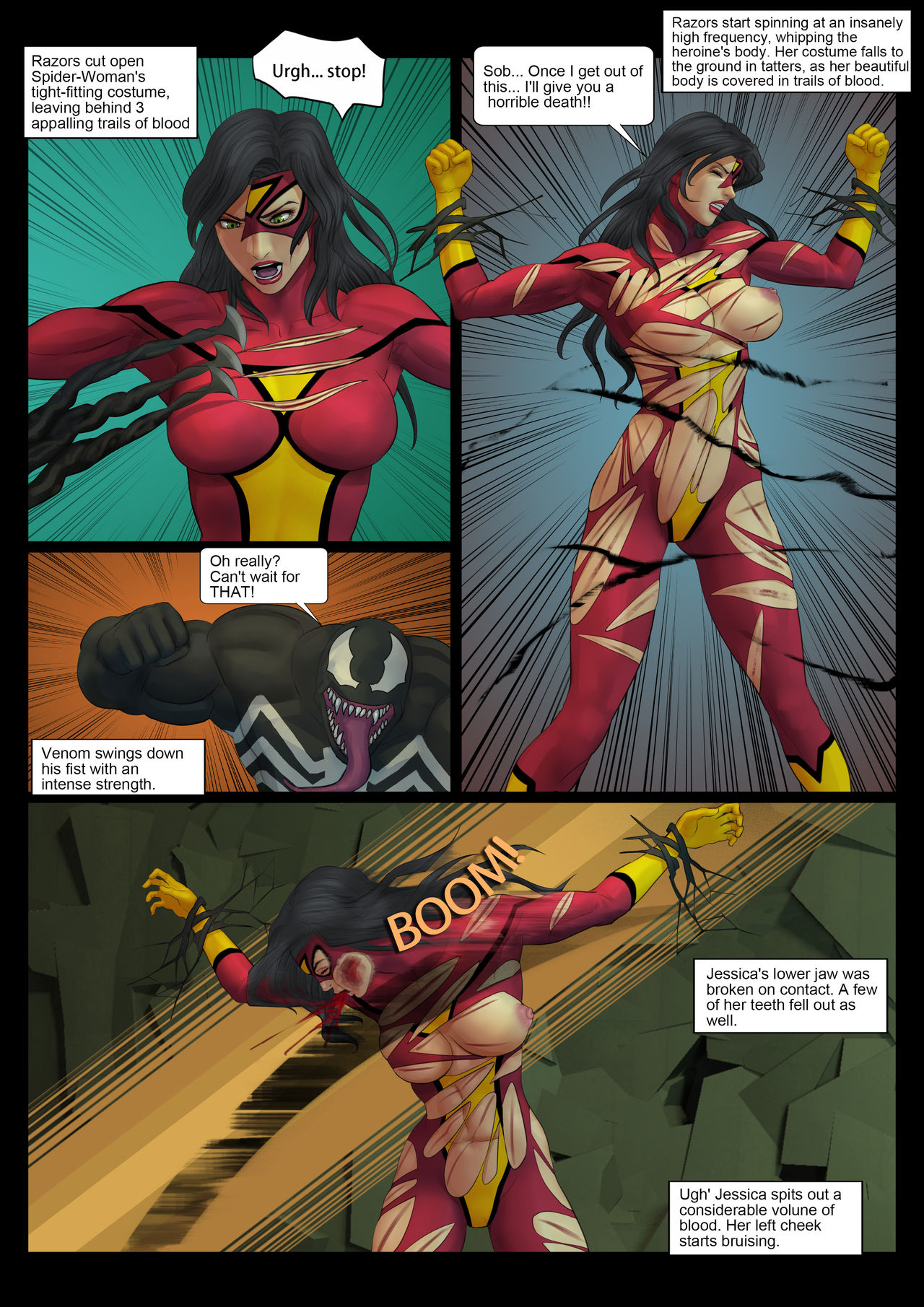 1280px x 1811px - Spider- Woman Doomsday - Porn Cartoon Comics