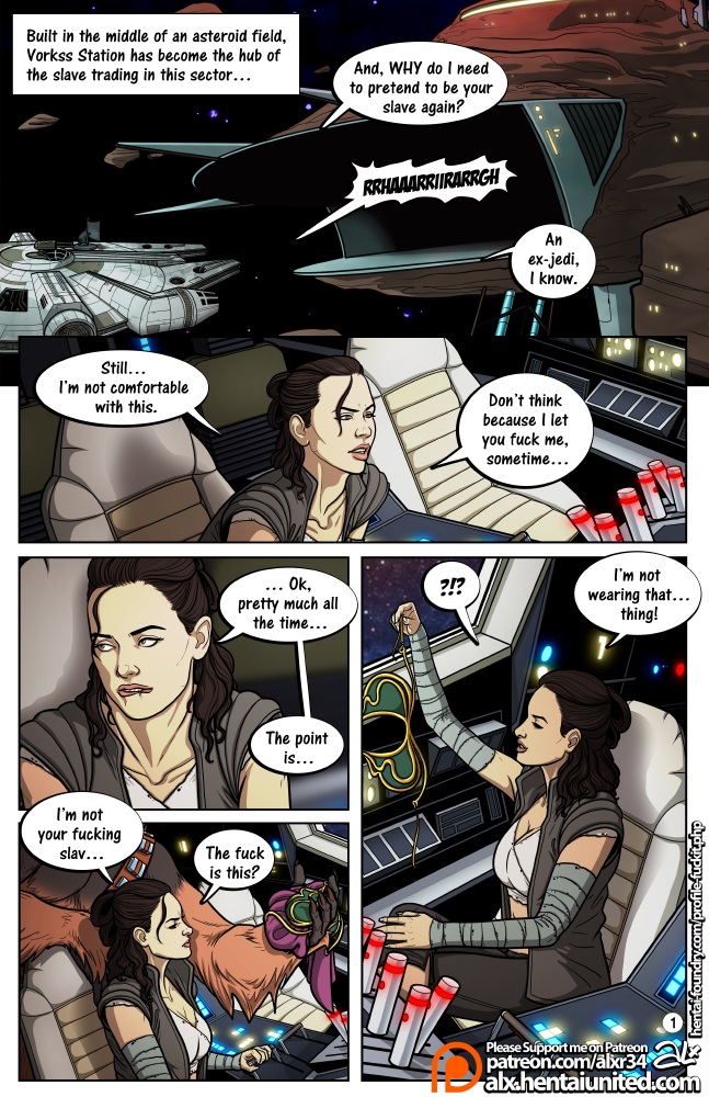 Rey Star Wars Porn Boobs Captions - Star Wars - A Complete Guide to Wookie Sex II - Undercover - Porn Cartoon  Comics