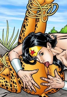 Wonder Woman and Cheetah Lesbian sex