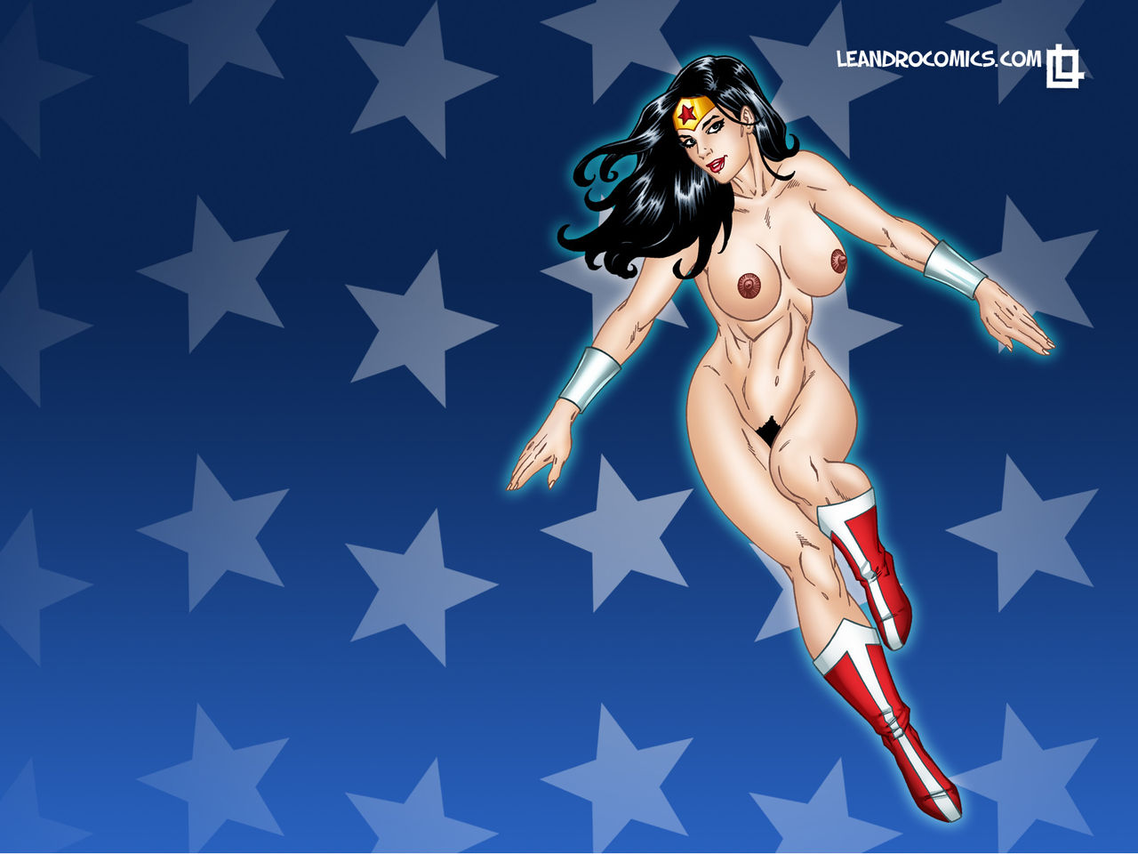 Wonder Woman and Cheetah Lesbian sex (JLA) - Porn Cartoon Comics