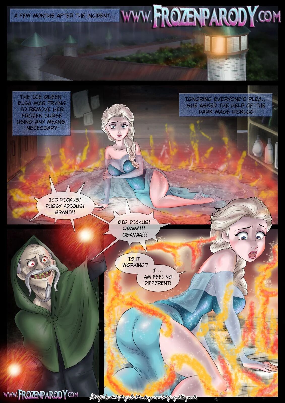 Removing The Curse (Frozen) - Porn Cartoon Comics