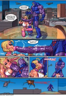 Power Girl vs Darkseid0013