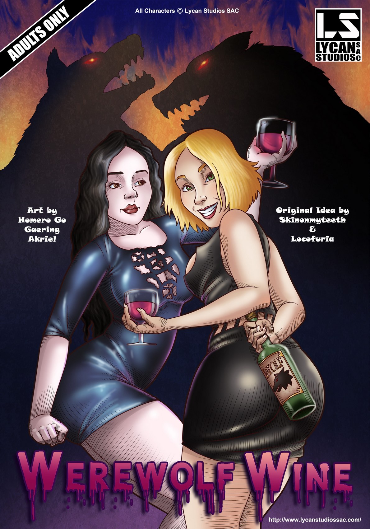 Werewolf Wine by Locofuria - Porn Cartoon Comics