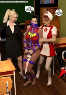 New Arkham For Superheroines 3- Back to School005