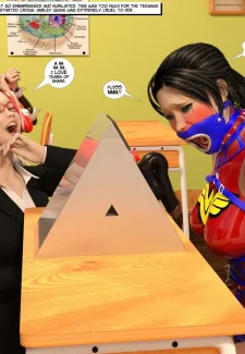 New Arkham For Superheroines 3- Back to School021