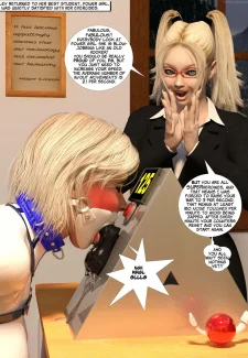 New Arkham For Superheroines 3- Back to School025