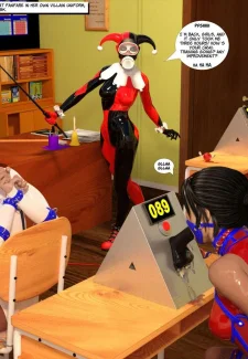 New Arkham For Superheroines 3- Back to School032