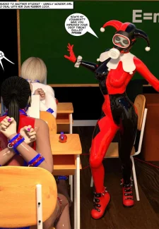 New Arkham For Superheroines 3- Back to School036
