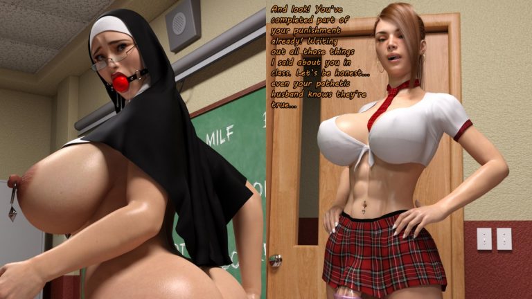 Serge3Dx- Nun, 3D Shemale Sex - Porn Cartoon Comics