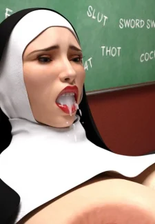 Nun and schoolgirl.page32