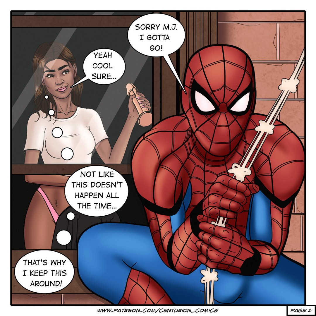 Spiderman cums