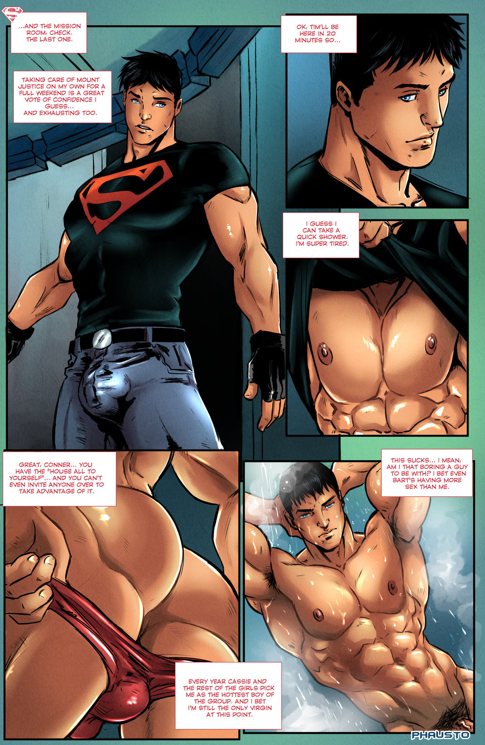 Hot gay porn superboy comics