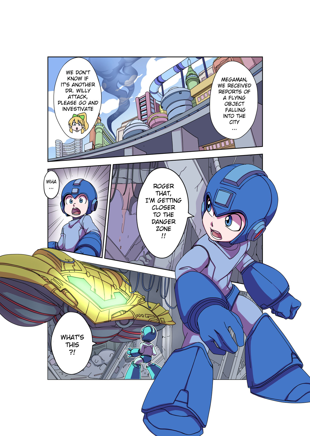 Mega Man Porn - Bombshell Bomber- Nisego (Megaman) - Porn Cartoon Comics
