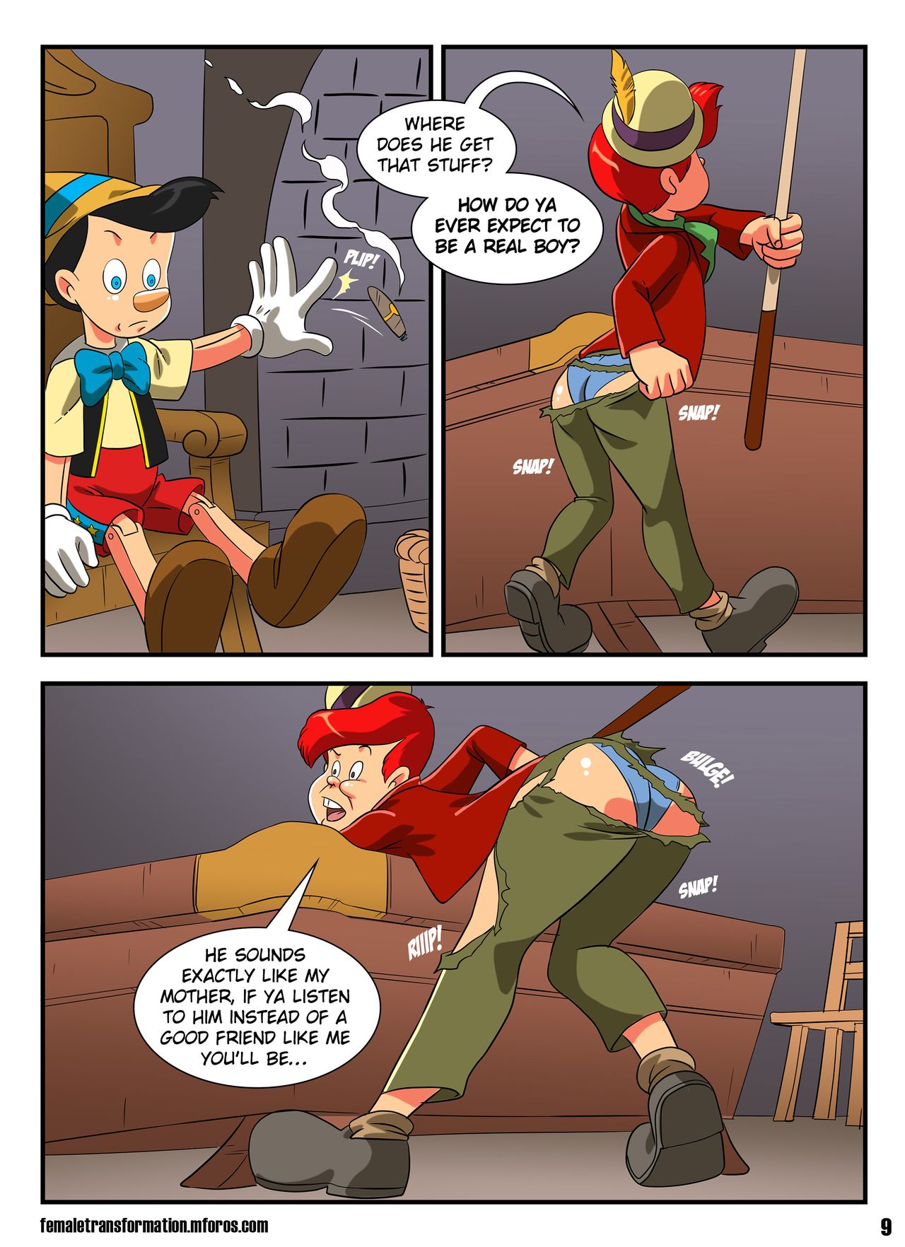 Pinocchio Disney Cartoon Porn - Locofuria â€“ Pleasure Island (Pinocchio) - Porn Cartoon Comics