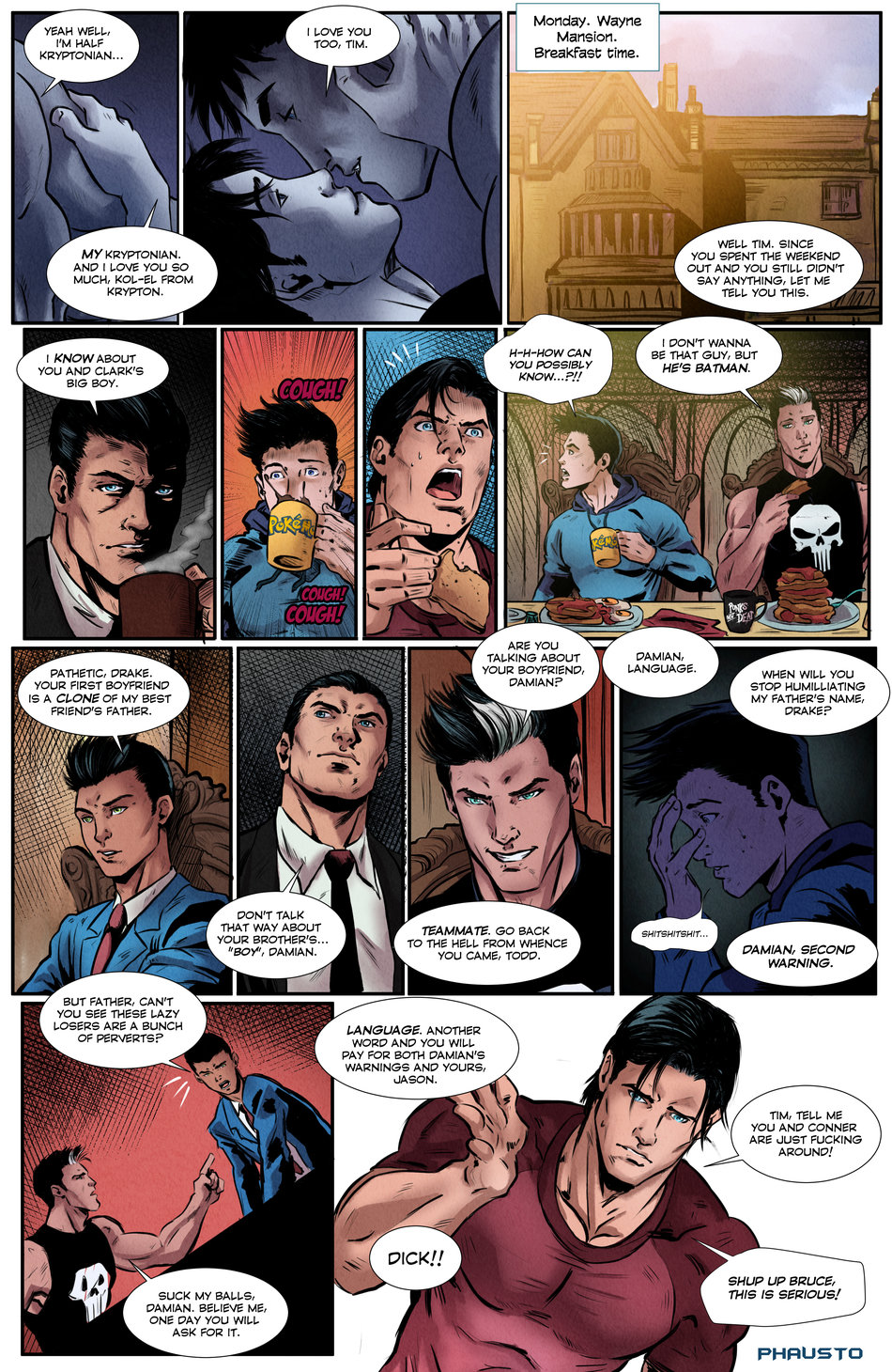 Phausto Superboy Batman Superman Porn Cartoon Comics