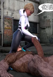 Spider Gwen X – Rhino 2 (Mega Parodies)