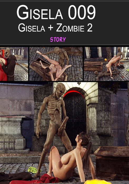 Gisela 009- Gisela + Zombie by Blackadder
