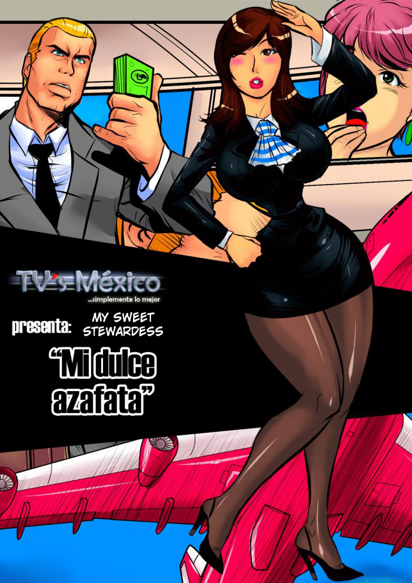 My Sweet Stewardess- Travestis Mexico - Porn Cartoon Comics