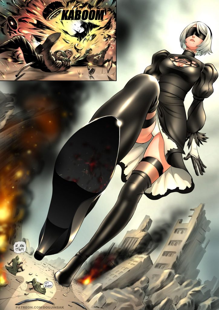 Nier Giantess GiantessFan Porn Cartoon Comics