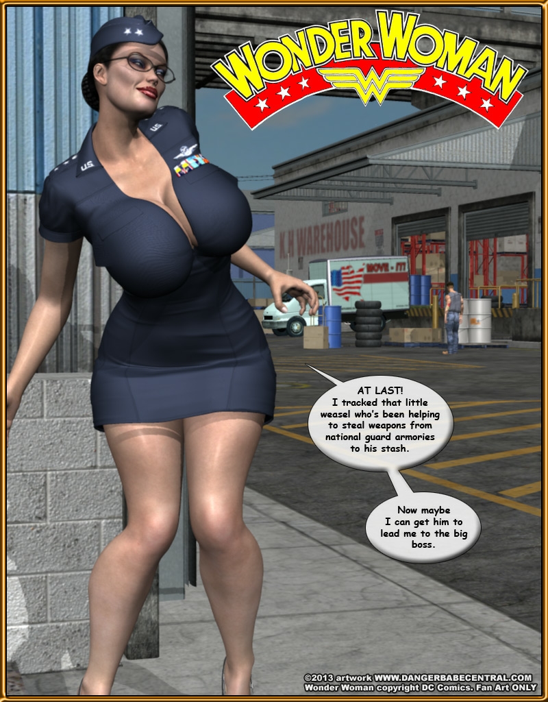 Superwoman Porn Captions - Wonder Woman vs The Arms Dealer- MrX - Porn Cartoon Comics