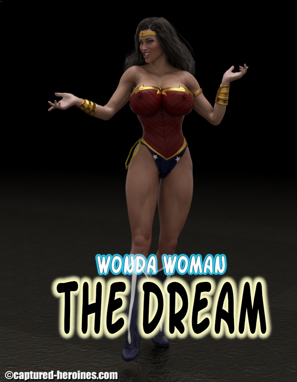Wonder Woman Lesbian Shower Porn - Wonder Woman- The Dream by Captured Heroines - Porn Cartoon Comics