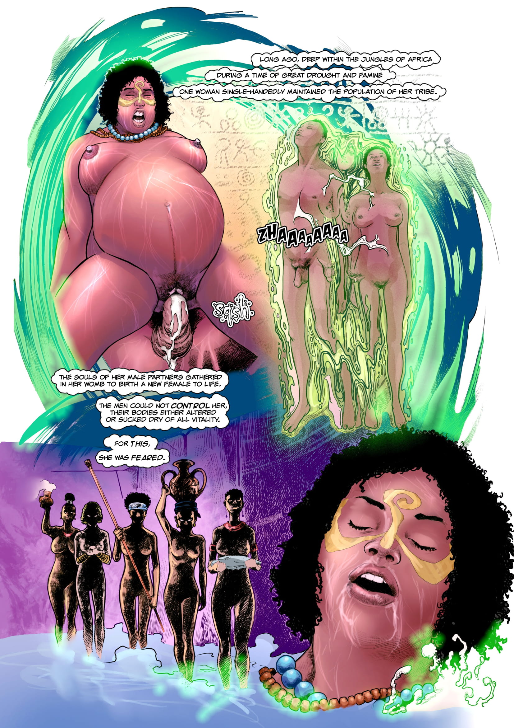 Idols of Fertility- Healthy Fetish (Trixx +Venus) - Porn Cartoon Comics