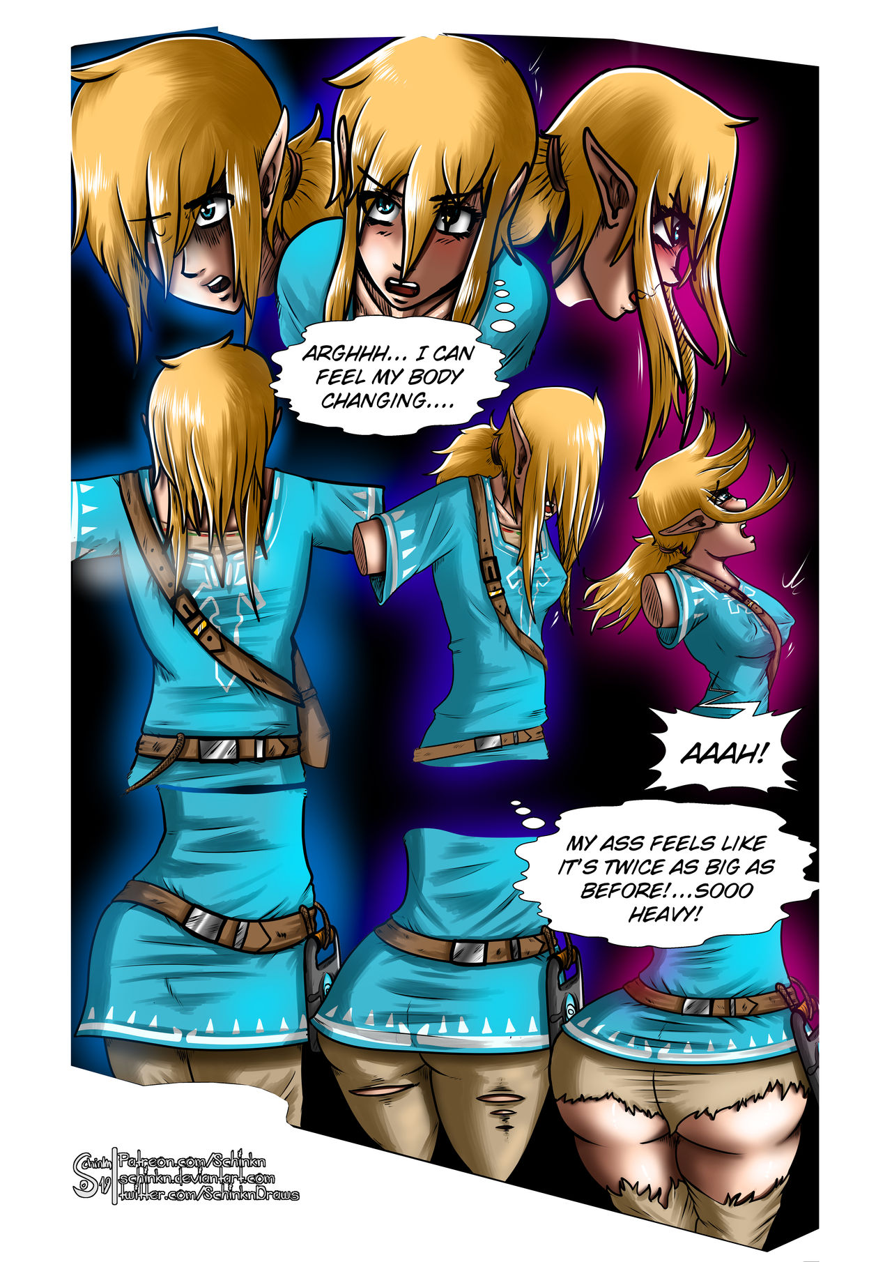 1280px x 1810px - Link's Corruption-Schinkn (Zelda) - Porn Cartoon Comics
