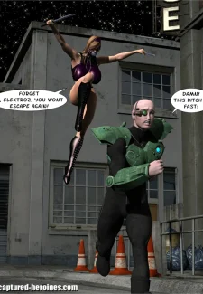 Night Razor Hunts Elektroz- Captured Heroines (3)