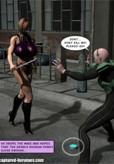 Night Razor Hunts Elektroz- Captured Heroines (6)