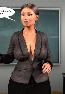 Spank 2- Teacher Marilia by Crazydad3D (23)