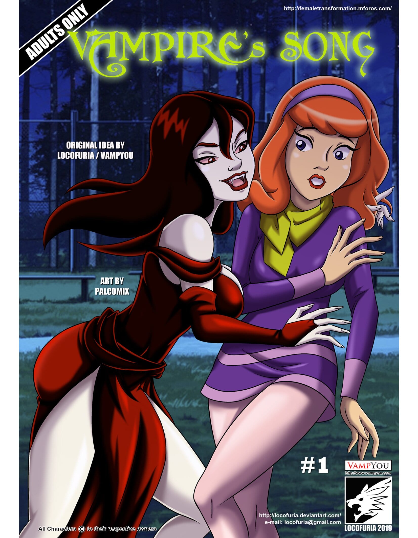 Vampier Girl Sex With Shemale - Locofuria- Vampire's Song - Porn Cartoon Comics