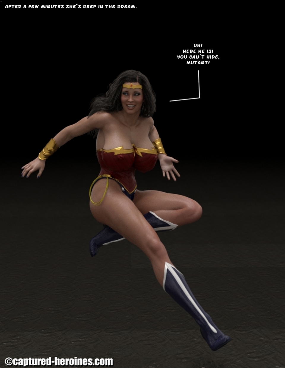 Wonder Woman- The Dream by Captured Heroines - Porn Cartoon Comics