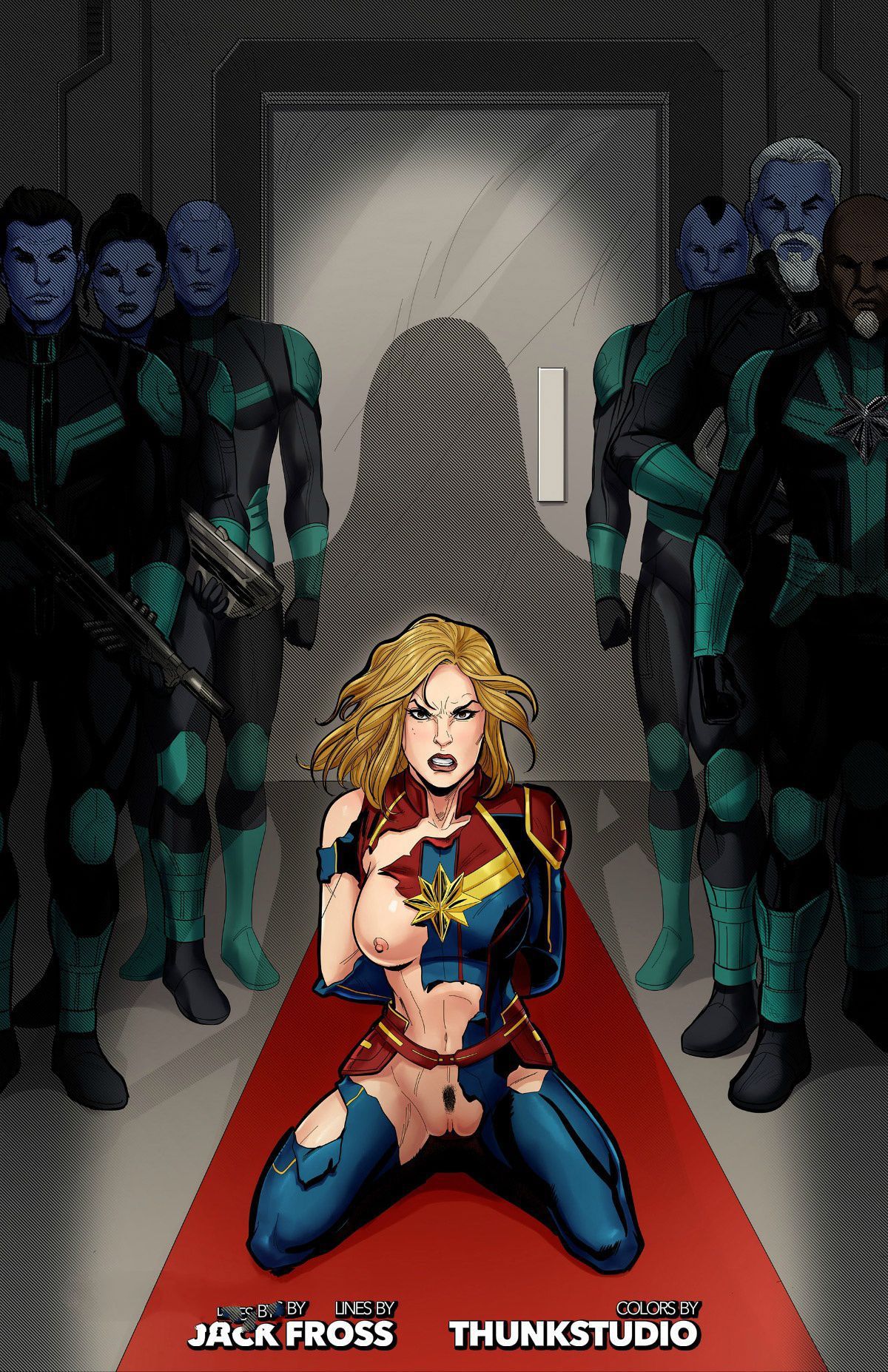 Captain Marvel- Accused (Tracy Scops) - Porn Cartoon Comics
