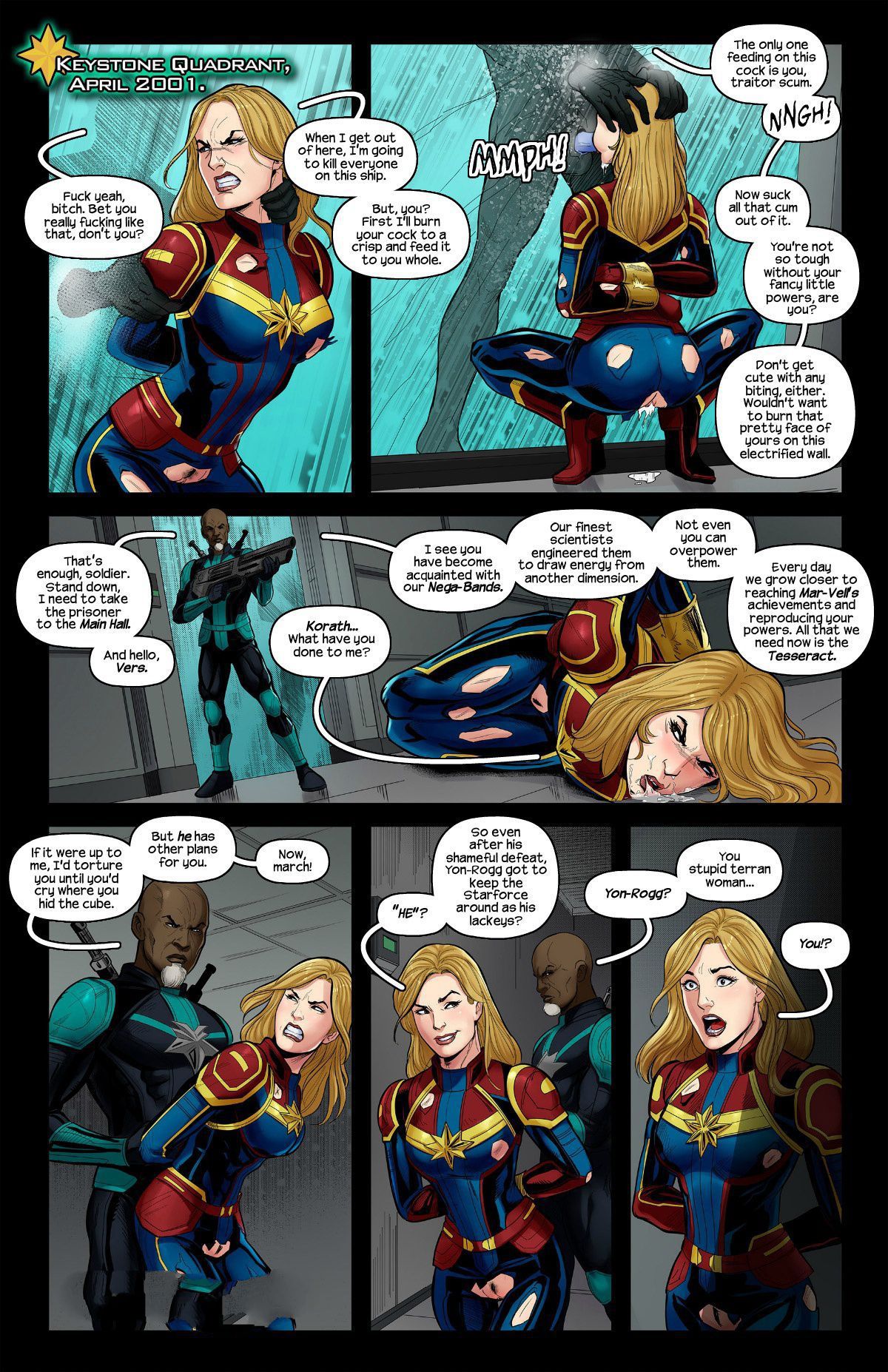 1200px x 1854px - Captain Marvel- Accused (Tracy Scops) - Porn Cartoon Comics