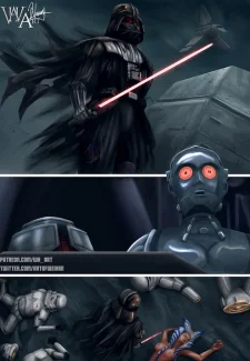 Ahsoka Down — Star Wars by WHArt_42