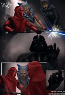 Ahsoka Down — Star Wars by WHArt_60