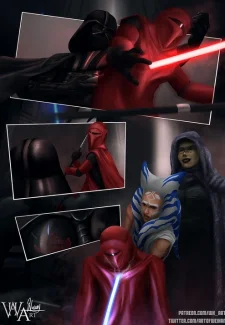 Ahsoka Down — Star Wars by WHArt_61