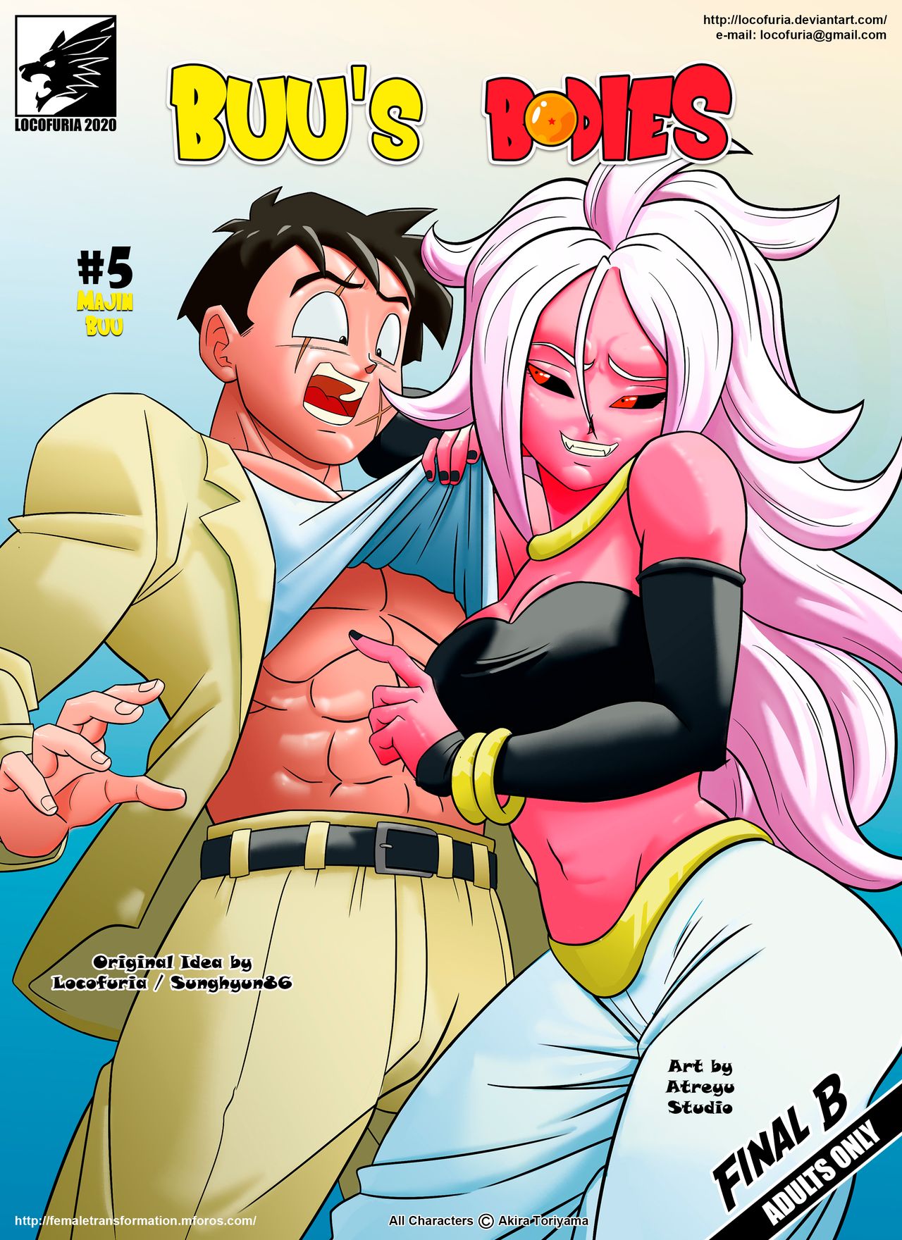 1280px x 1760px - Dragon Ball Z â€“ Buu's Bodies #5- Majin Buu ~ Final B - Porn Cartoon Comics