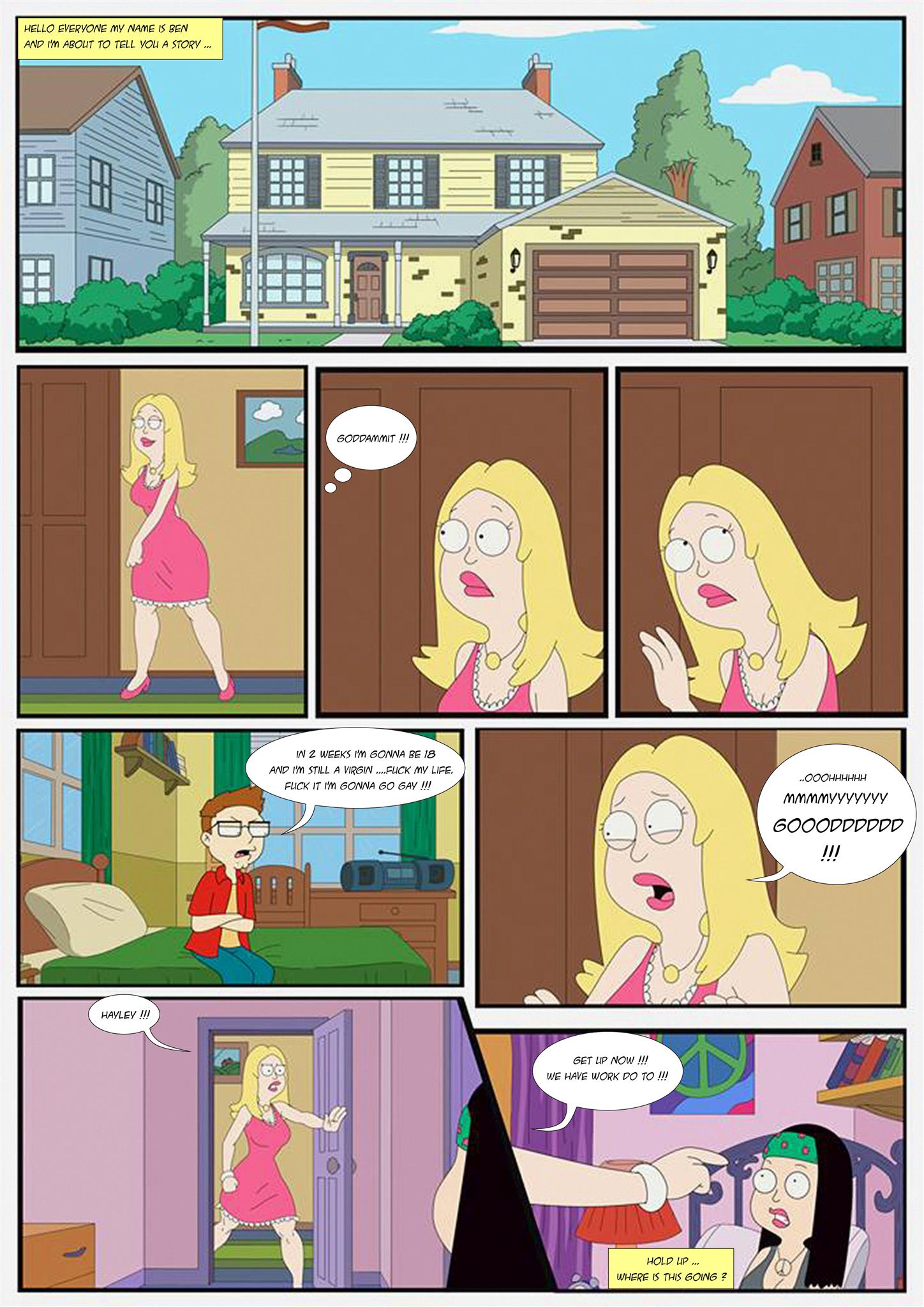 1448px x 2048px - Family Fun- American Dad - Porn Cartoon Comics