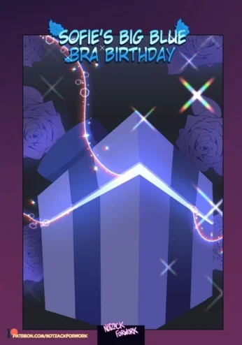 Sofie’s Big Blue Bra Birthday- NotZackForWork
