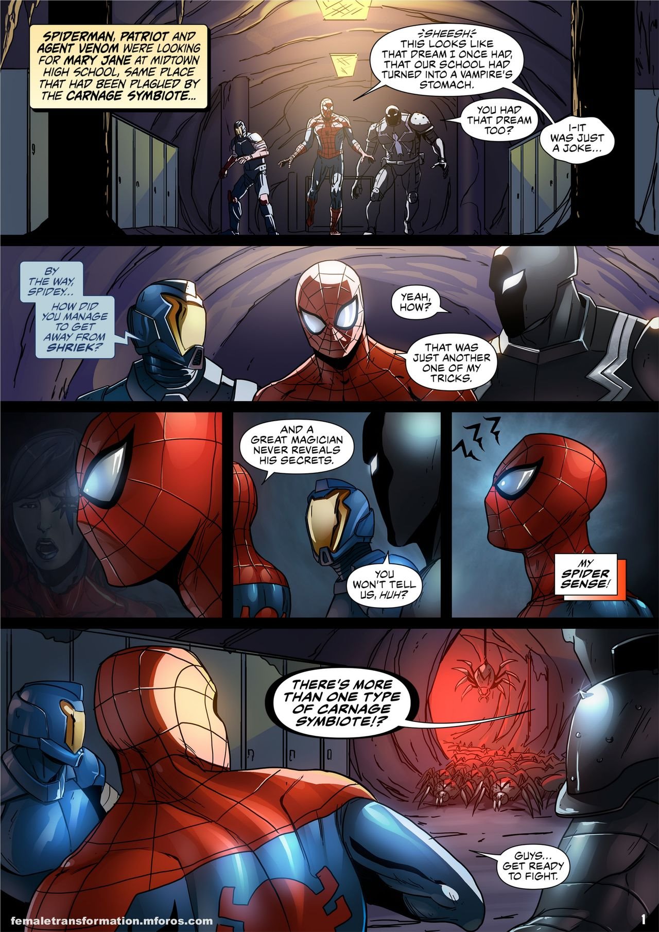 Agent Venom Porn - Symbiote Queen #2- Locofuria (Spider-Man) - Porn Cartoon Comics