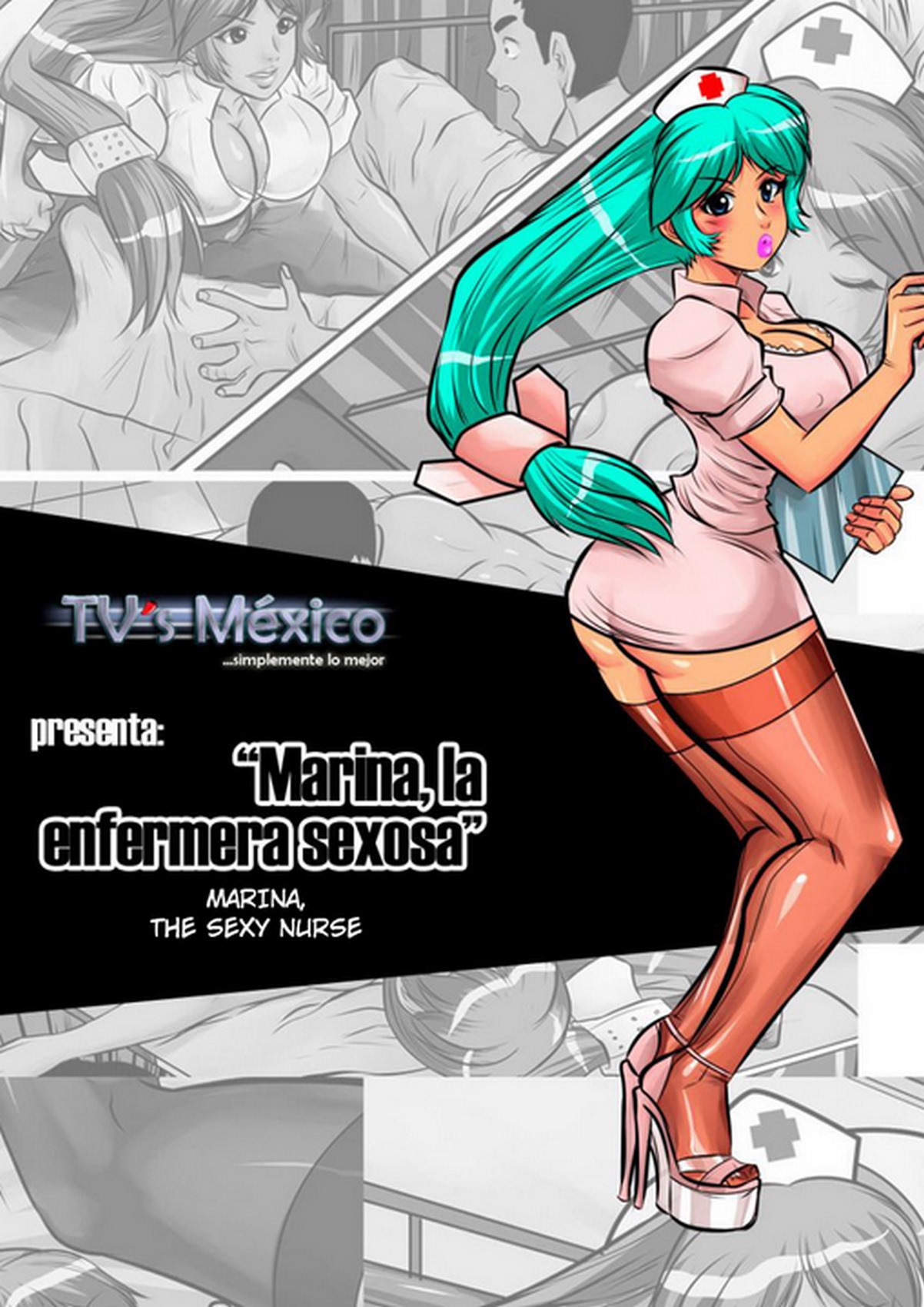 1202px x 1700px - Marina, The Sexy Nurse- TravestÃ­s MÃ©xico - Porn Cartoon Comics