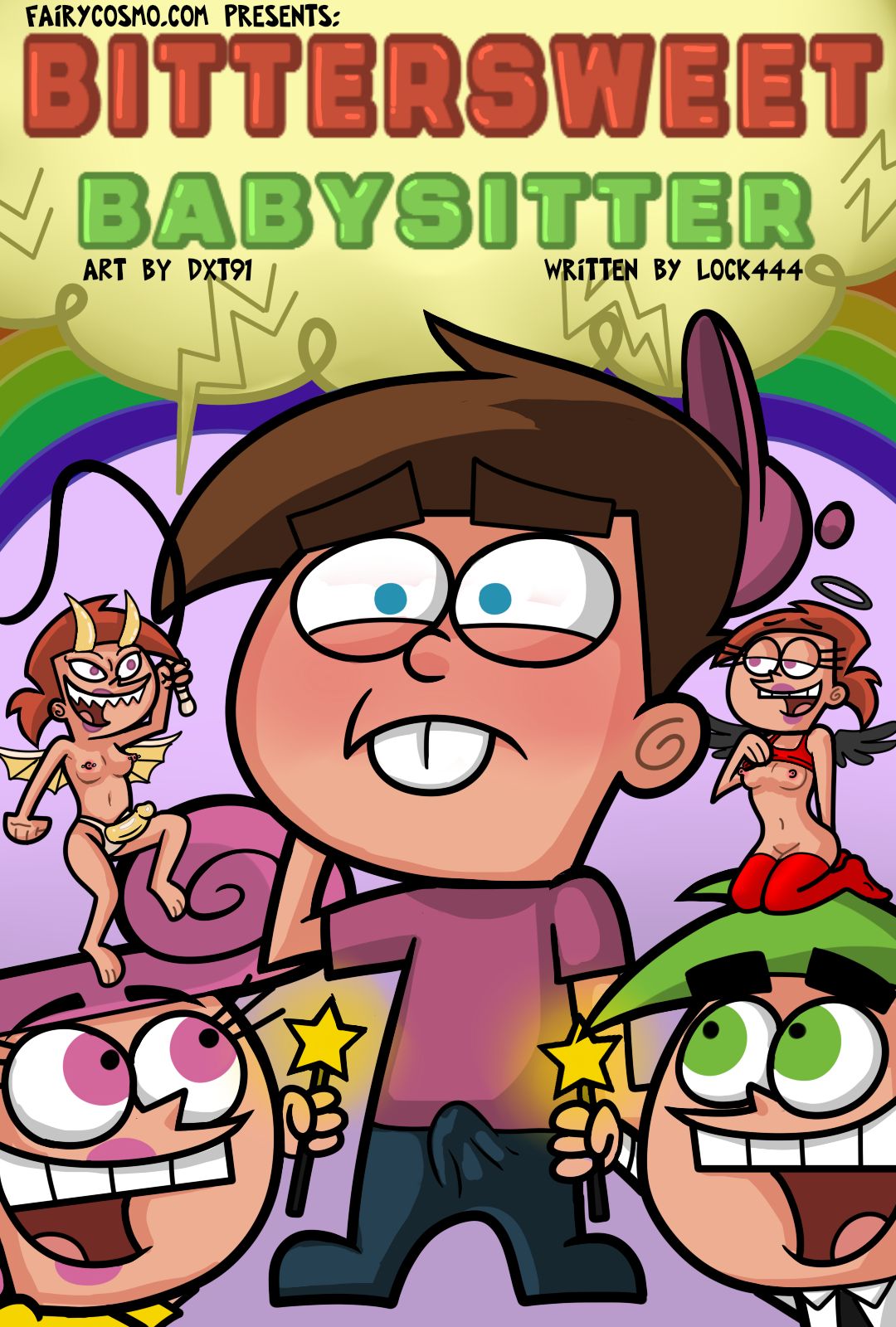 Futanari Babysitter Porn - Bittersweet Babysitter- DXT91 (The Fairly OddParents) - Porn Cartoon Comics