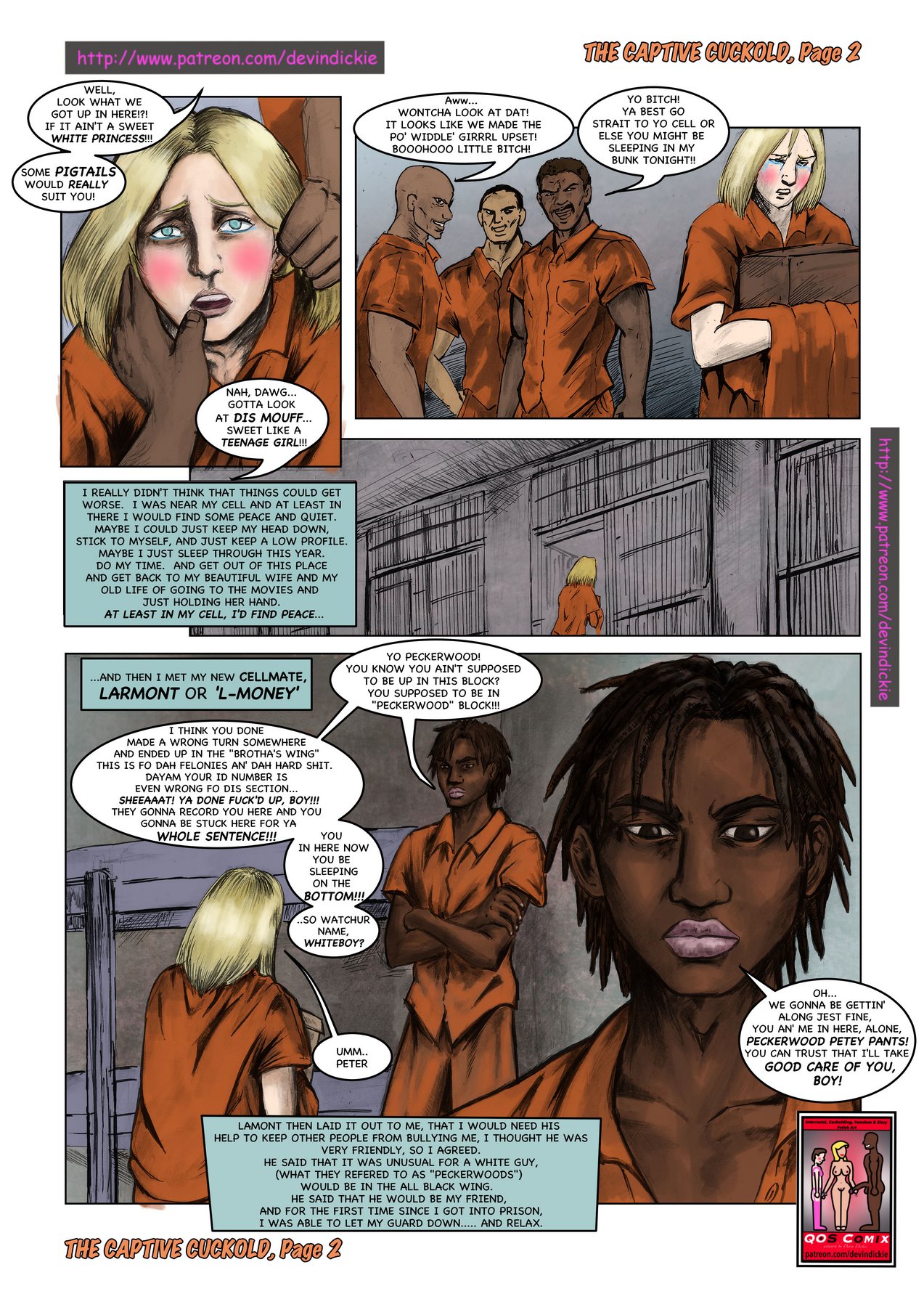 The Captive Cuckold â€“ Devin Dickie - Interracial XXX Porn Comics