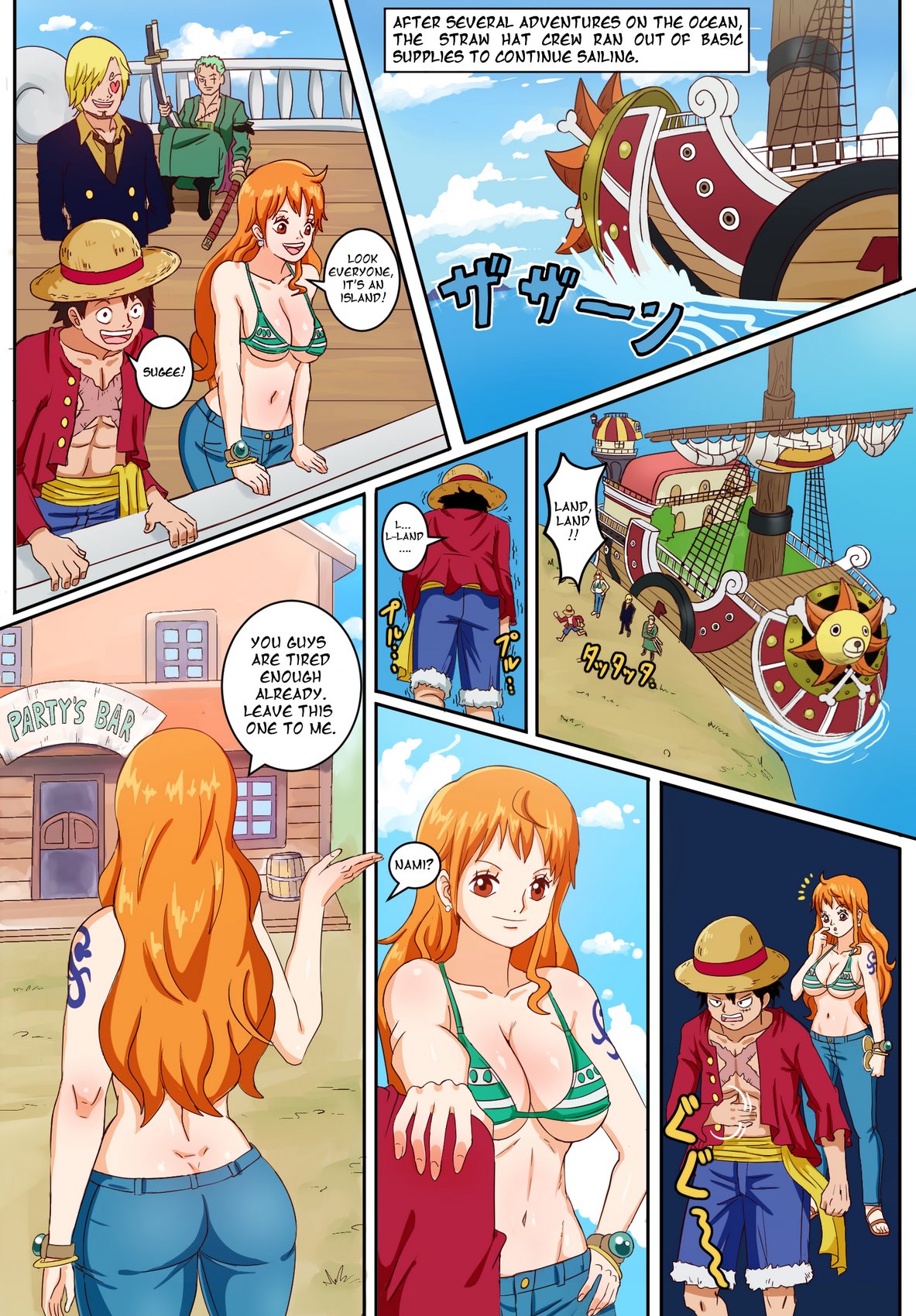 One piece naked comics