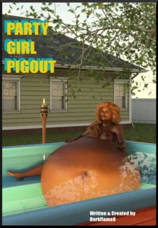 Party Girl Pigout- Darkflame8