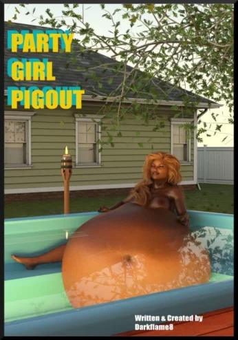 Party Girl Pigout- Darkflame8