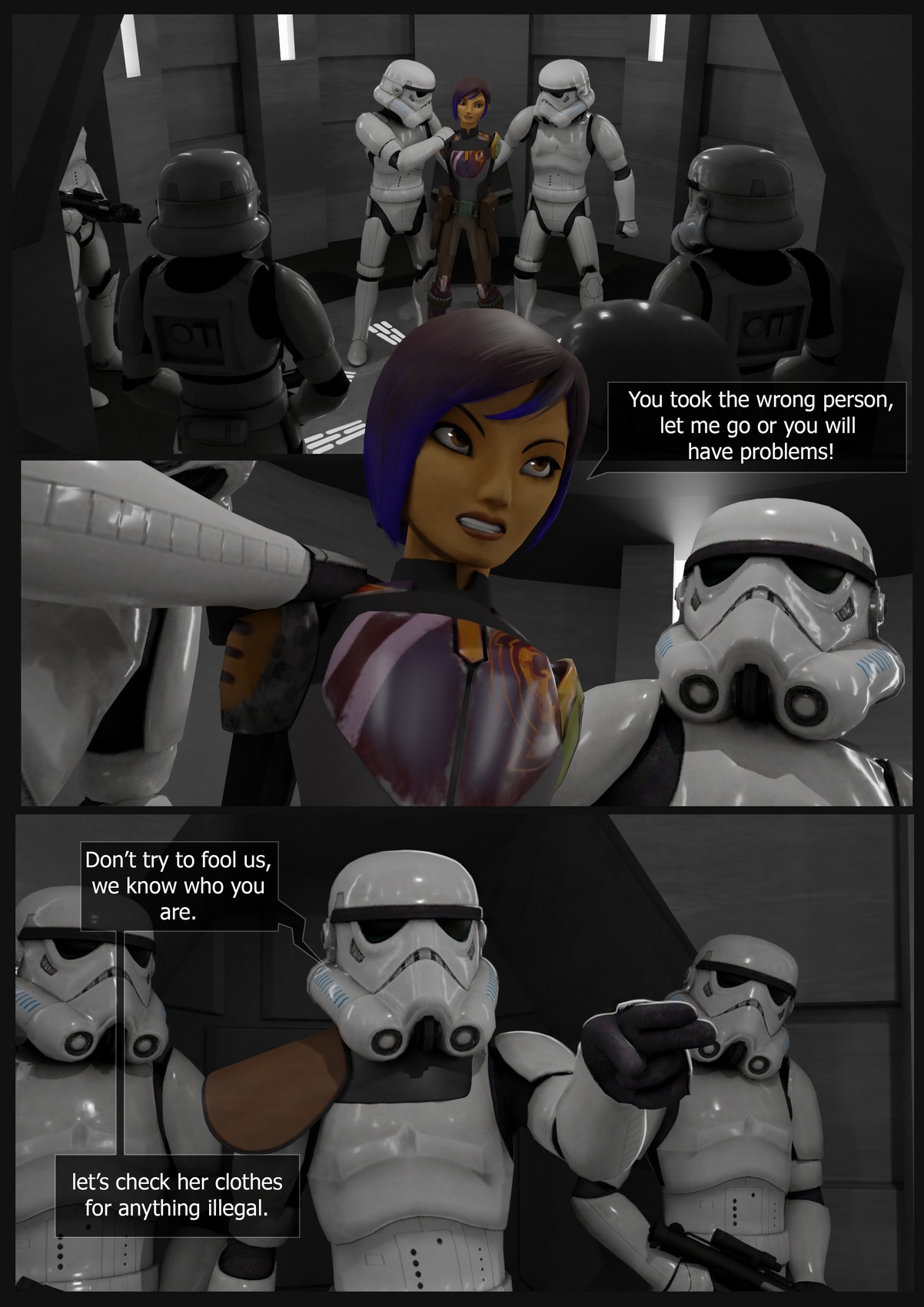 Star Wars Rebels Xxx Toons - Sabine In Custody- Apulaz (Star Wars) - Porn Cartoon Comics