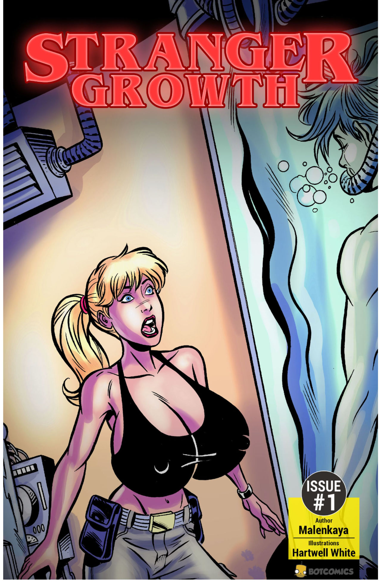 Giantess breast porn comic