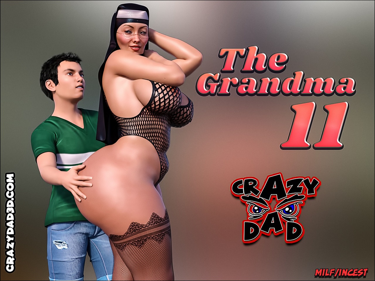 Granny Boy Porn Comics - The Grandma Part 11- CrazyDad3D - Porn Cartoon Comics